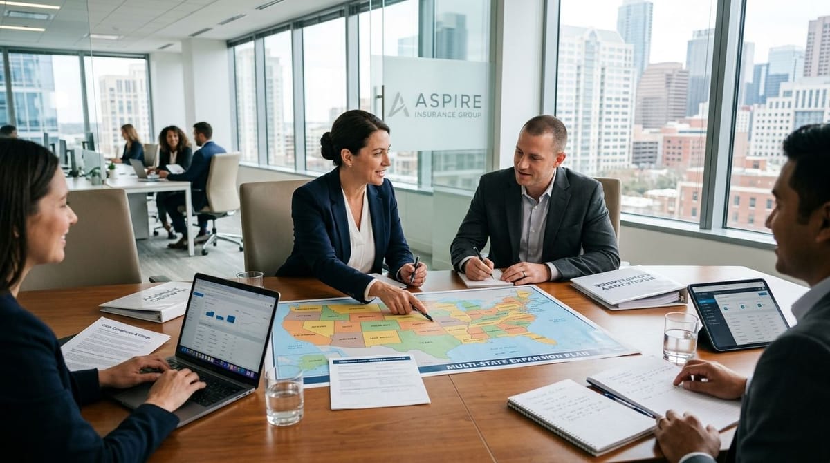 Registered agent services for multi-state agency expansion